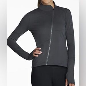 Fabletics Asymmetrical Davis Charcoal Jacket